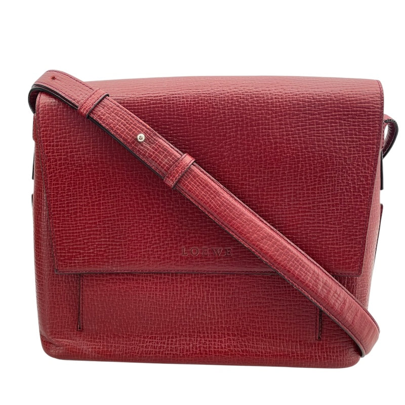 ロエベ LOEWE ワンショルダーバッグ ワインレッド レザー