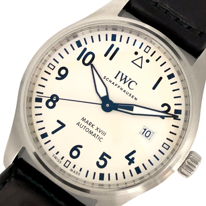 インターナショナルウォッチカンパニー IWC パイロットウォッチ マーク XVIII IW327012 白文字盤 ステンレス メンズ 腕時計 |  中古ブランドリユースショップ OKURA(おお蔵)