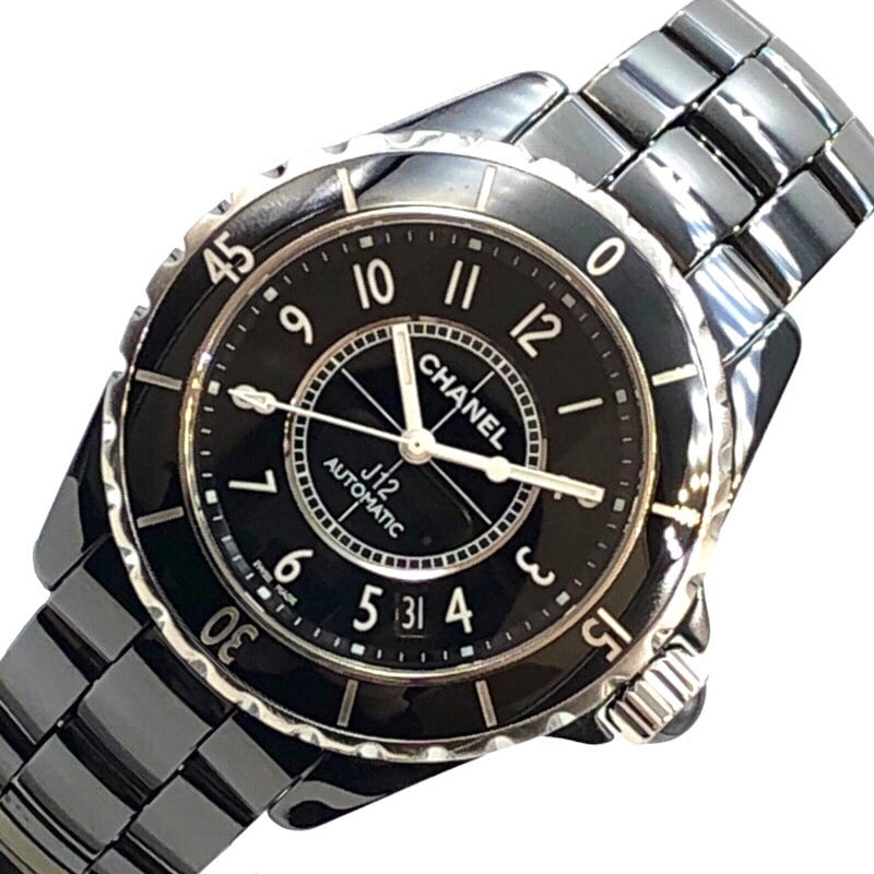 シャネル CHANEL J12 38mm H0685 ブラック セラミック メンズ 腕時計 | 中古ブランドリユースショップ OKURA(おお蔵)