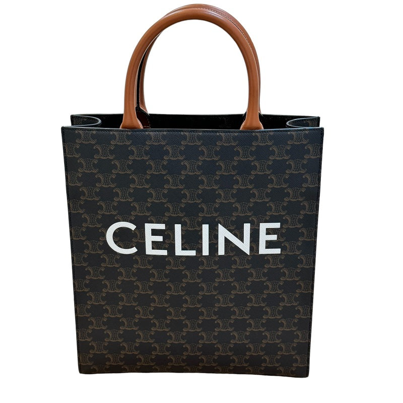 セリーヌ CELINE スモール バーティカルカバ 191542 ブラウン トリオンフキャンバス レディース ショルダーバッグ |  中古ブランドリユースショップ OKURA(おお蔵)