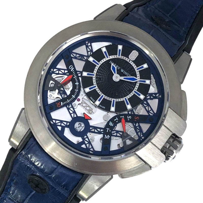 ハリーウィンストン HARRY WINSTON プロジェクトZ10 世界300本限定 OCEABI42ZZ001 ザリウム メンズ 腕時計 |  中古ブランドリユースショップ OKURA(おお蔵)