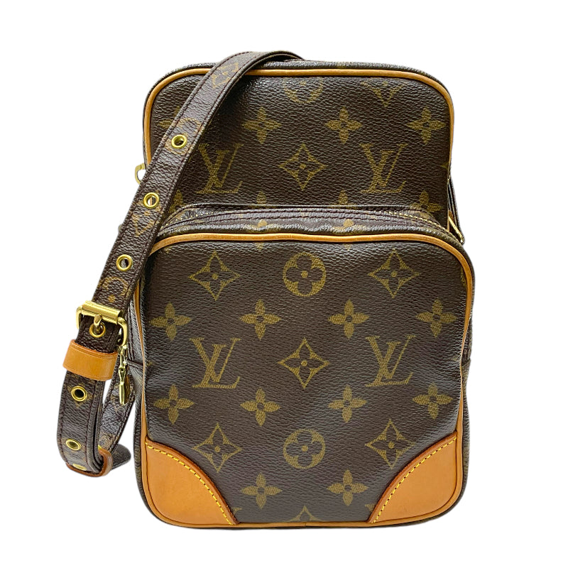 ルイ・ヴィトン LOUIS VUITTON アマゾン M45236 ブラウン モノグラム・キャンバス/レザー レディース ショルダーバッグ |  中古ブランドリユースショップ OKURA(おお蔵)