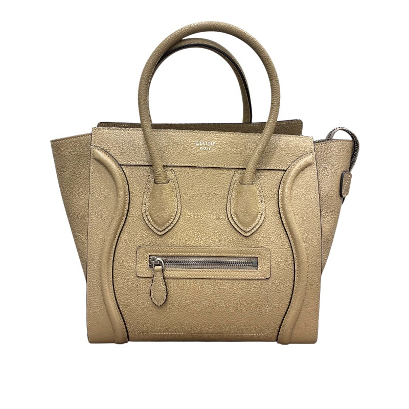 セリーヌ　エスパドリーユ　カーキ36 CELINE】セリーヌ ラゲージ マイクロショッパー 167793 トート