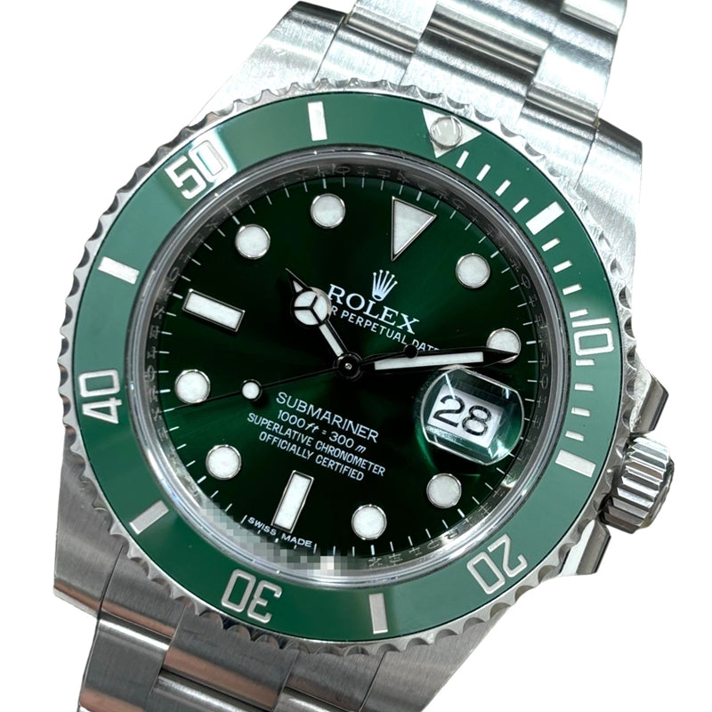 ロレックス ROLEX サブマリーナデイト ランダムシリアル 116610LV グリーン SS 自動巻き メンズ 腕時計 |  中古ブランドリユースショップ OKURA(おお蔵)