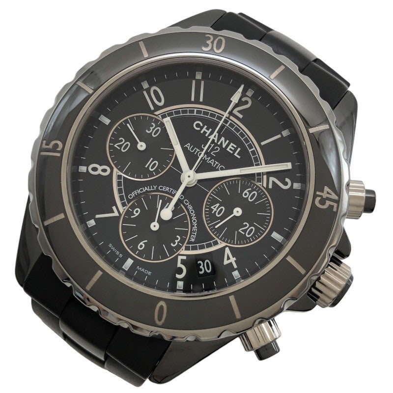 シャネル CHANEL J12 クロノグラフ 41mm H0939 セラミック メンズ 