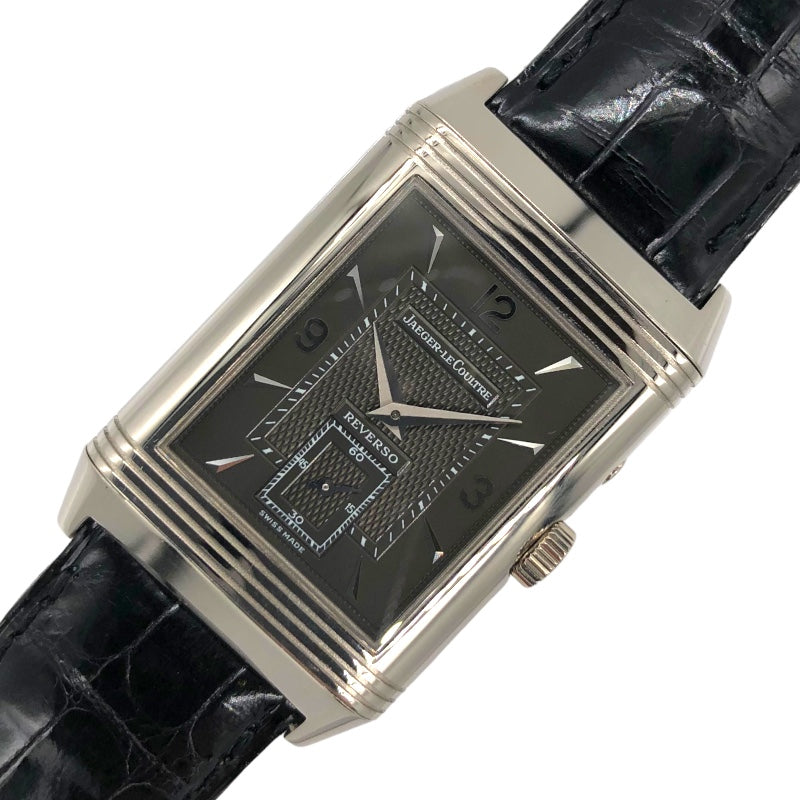 ジャガー・ルクルト JAEGER-LE COULTRE レベルソ デュオ スモールセコンド 270.3.54 K18WG/純正クロコダイルベ |  中古ブランドリユースショップ OKURA(おお蔵)