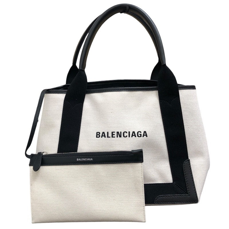 バレンシアガ BALENCIAGA ネイビーカバスS 339933 キャンバス ユニセックス トートバッグ | 中古ブランドリユースショップ  OKURA(おお蔵)