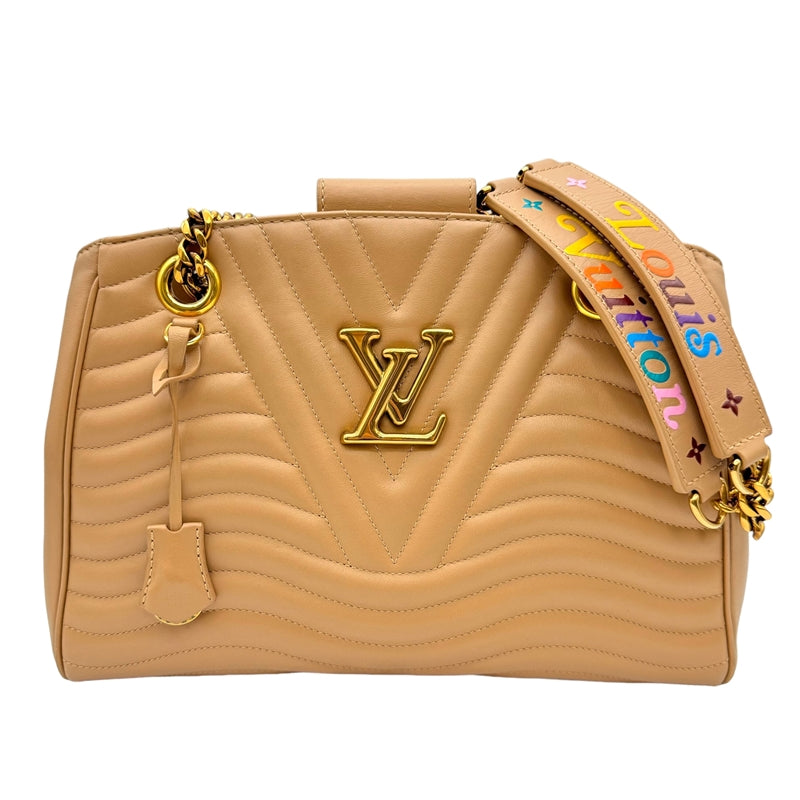 ルイ・ヴィトン LOUIS VUITTON ニューウェーブ チェーントートバッグ M53900 ノワゼット ゴールド金具 レザー レディース |  中古ブランドリユースショップ OKURA(おお蔵)