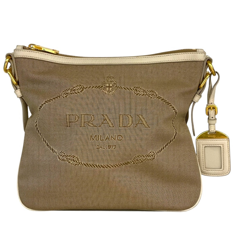 プラダ PRADA ジャガードロゴ ショルダーバッグ カーキ ナイロンジャガード レディース ショルダーバッグ | 中古ブランドリユースショップ  OKURA(おお蔵)