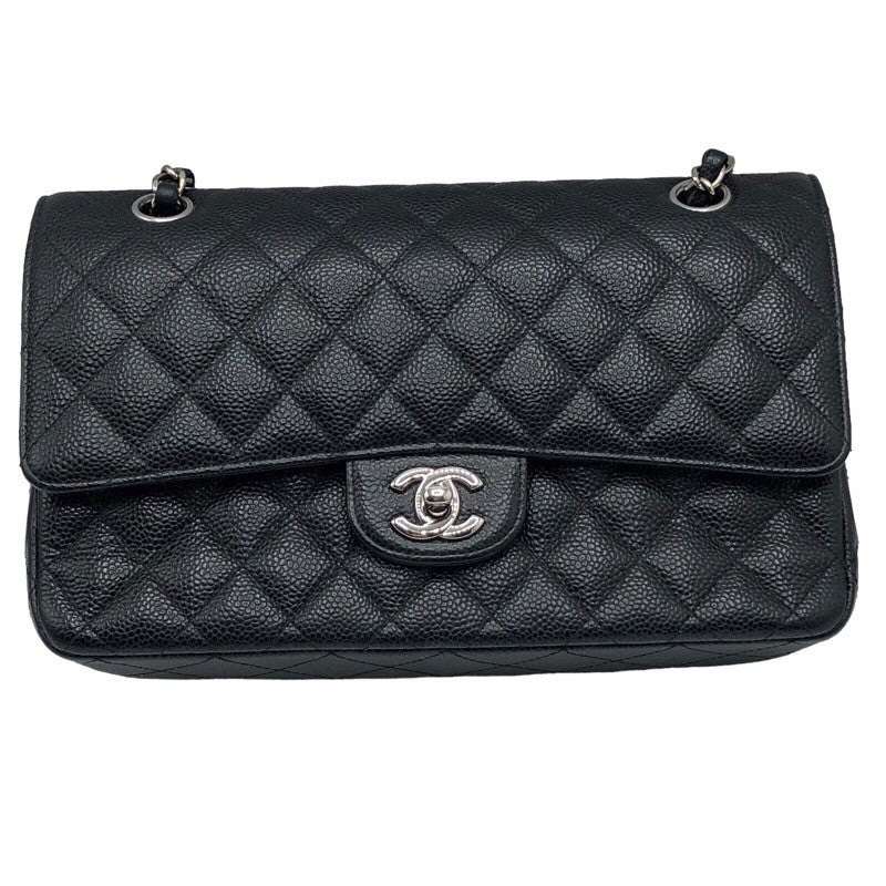 シャネル CHANEL マトラッセ25 A01112 ブラック/シルバー金具 キャビアスキン レディース ショルダーバッグ |  中古ブランドリユースショップ OKURA(おお蔵)