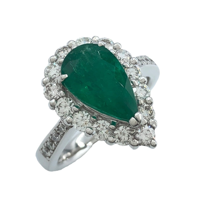 PT900 エメラルド ダイヤモンド リング 楽天市場】Pt900 エメラルド ダイヤモンド リング指輪 プラチナ