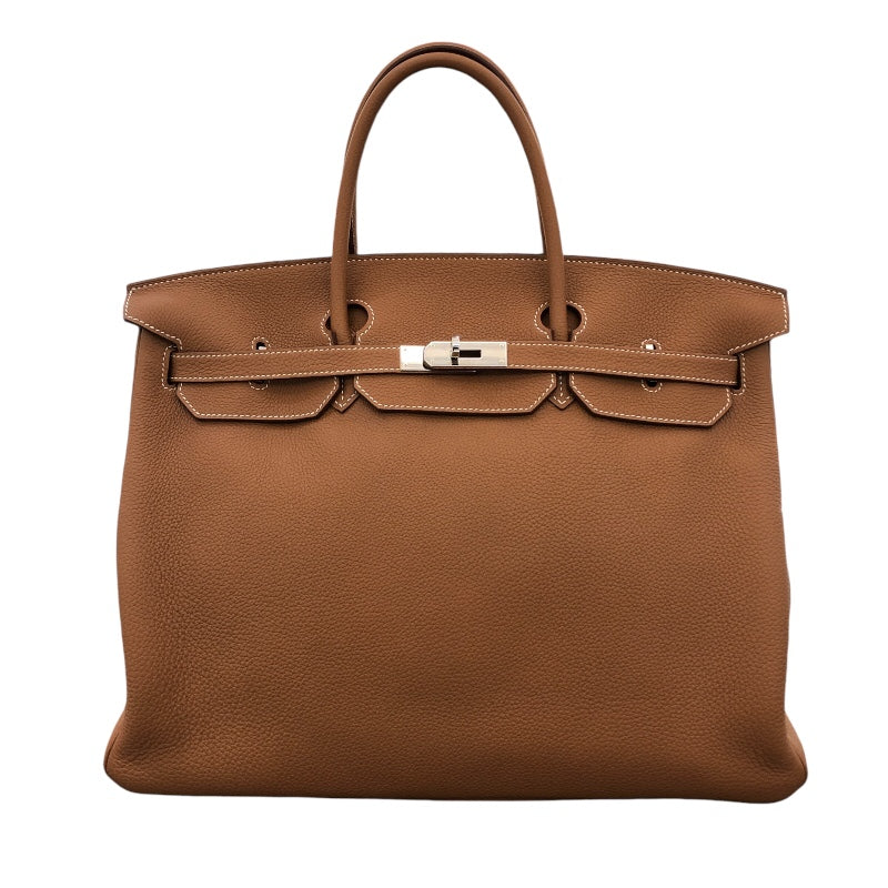 エルメス HERMES バーキン40 Z刻 ゴールド SV金具 トゴ メンズ