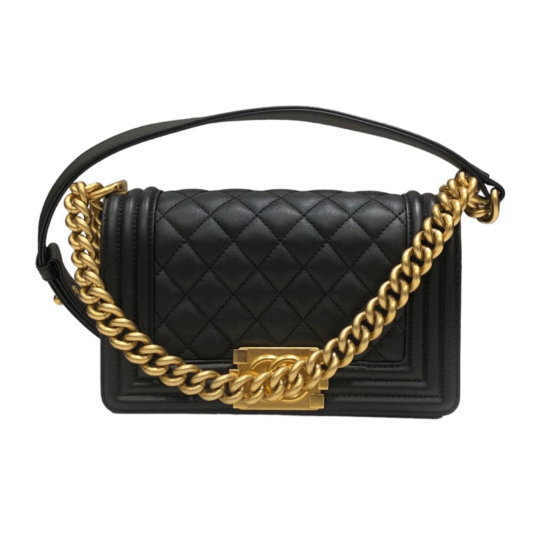 シャネル CHANEL ボーイシャネル20 A67085 ブラック/ゴールド金具 キャビアスキン レディース ショルダーバッグ |  中古ブランドリユースショップ OKURA(おお蔵)