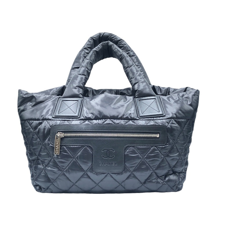 シャネル CHANEL ココクーントートPM ブラック ナイロン レディース トートバッグ | 中古ブランドリユースショップ OKURA(おお蔵)