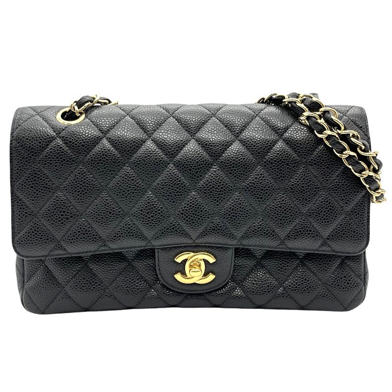 シャネル CHANEL マトラッセ25 ブラック ゴールド金具 キャビアスキン レディース ショルダーバッグ | 中古ブランドリユースショップ  OKURA(おお蔵)