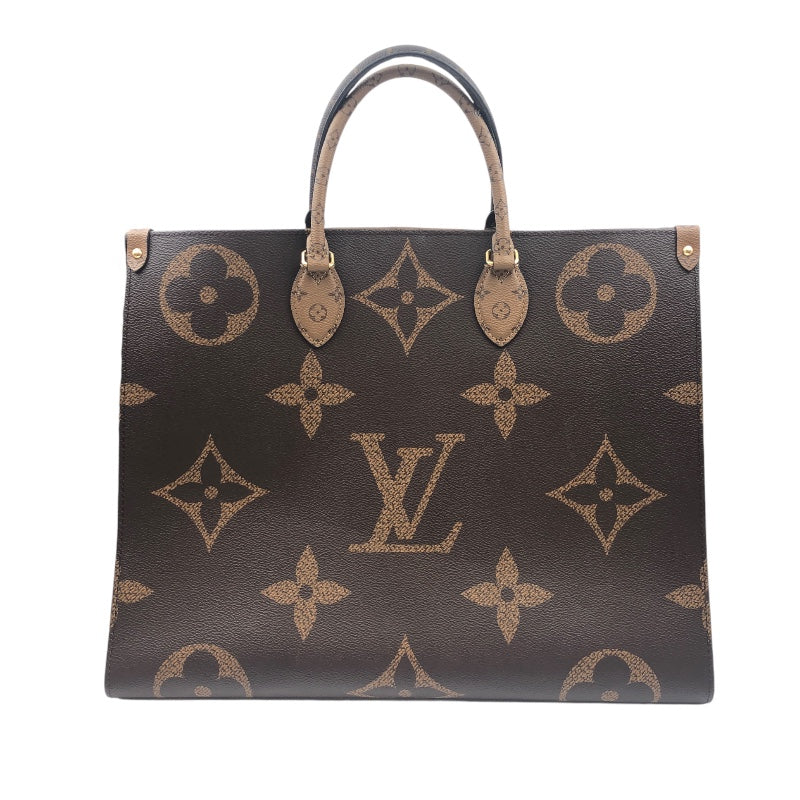 ルイ・ヴィトン LOUIS VUITTON オンザゴーGM M54320 モノグラムジャイアント・リバース キャンバス レディース ハンドバ |  中古ブランドリユースショップ OKURA(おお蔵)