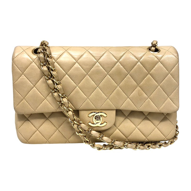 シャネル CHANEL マトラッセ25 A01112 7番台 ベージュ ゴールド金具 ラムスキン レディース ショルダーバッグ |  中古ブランドリユースショップ OKURA(おお蔵)