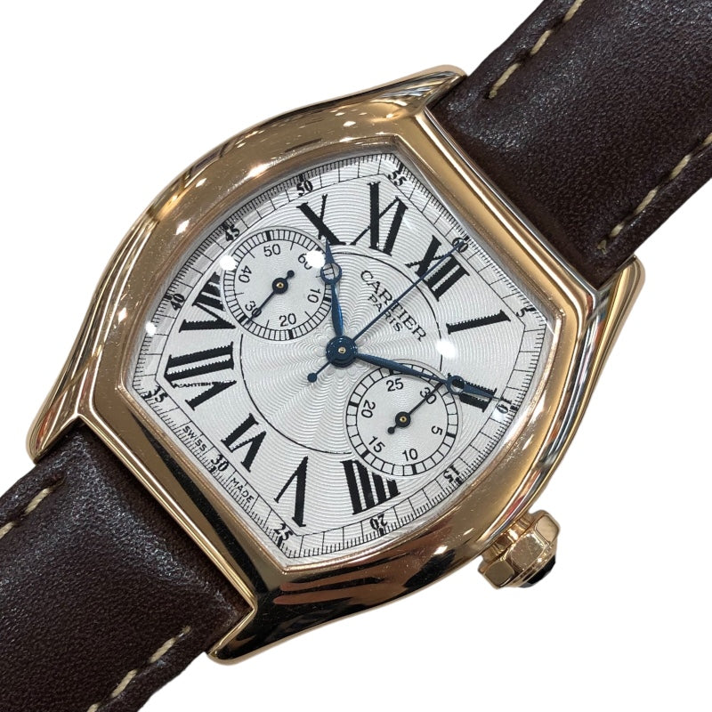 カルティエ Cartier トーチュ クロノグラフ W1540751 K18PG/社外ベルト/純正尾錠 | 中古ブランドリユースショップ  OKURA(おお蔵)