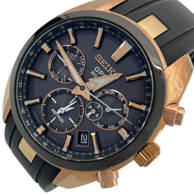 セイコー SEIKO アストロン デュアルタイム SBXC024 ブラック SS