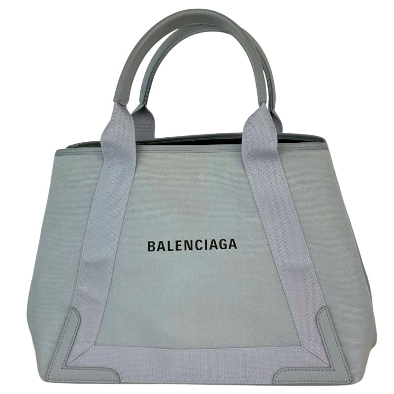 バレンシアガ BALENCIAGA ネイビーカバスM 581292 グレー キャンバス レディース ハンドバッグ | 中古ブランドリユースショップ  OKURA(おお蔵)