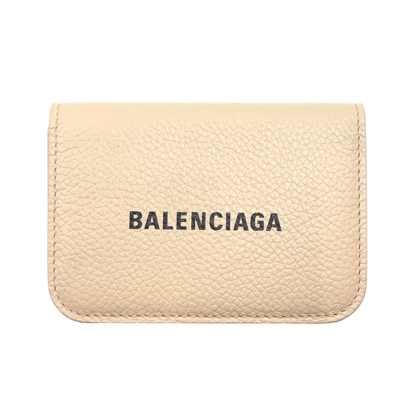 バレンシアガ BALENCIAGA ミニウォレット 593813 ベージュ レザー レディース 二つ折り財布 | 中古ブランドリユースショップ  OKURA(おお蔵)