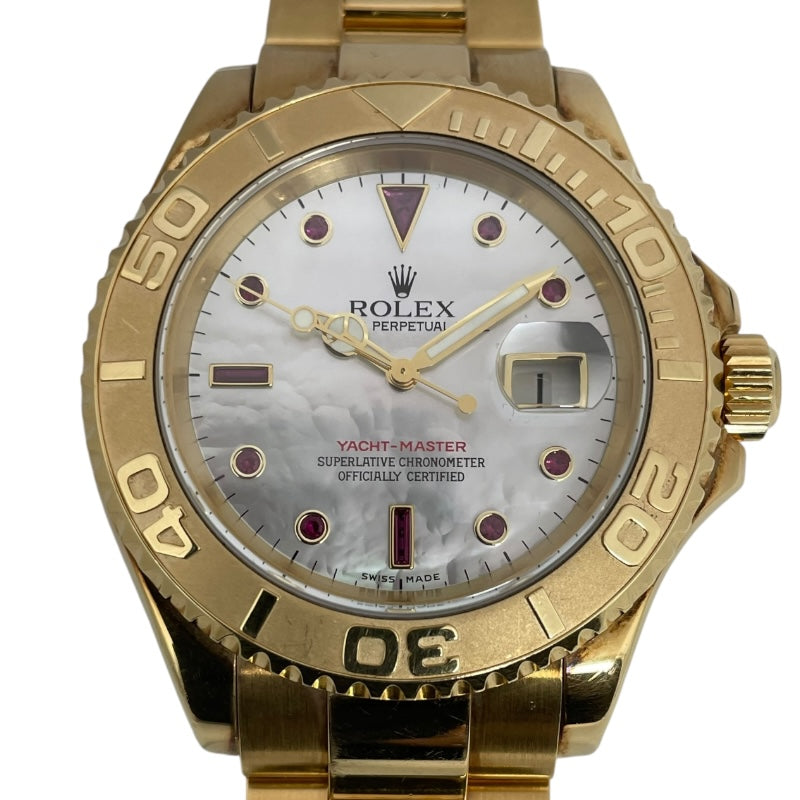 ロレックス ROLEX ヨットマスター40 ホワイトシェル P番