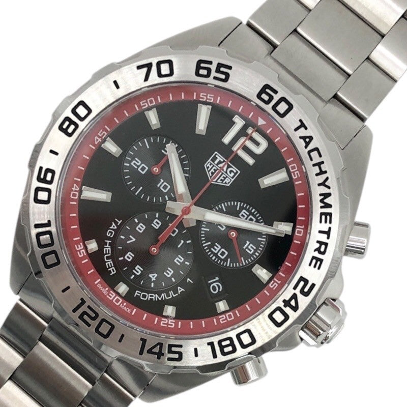 タグ・ホイヤー TAG HEUER フォーミュラー1 クォーツ クロノグラフ CAZ101Y.BA0842 ブラック SS クオーツ メンズ |  中古ブランドリユースショップ OKURA(おお蔵)