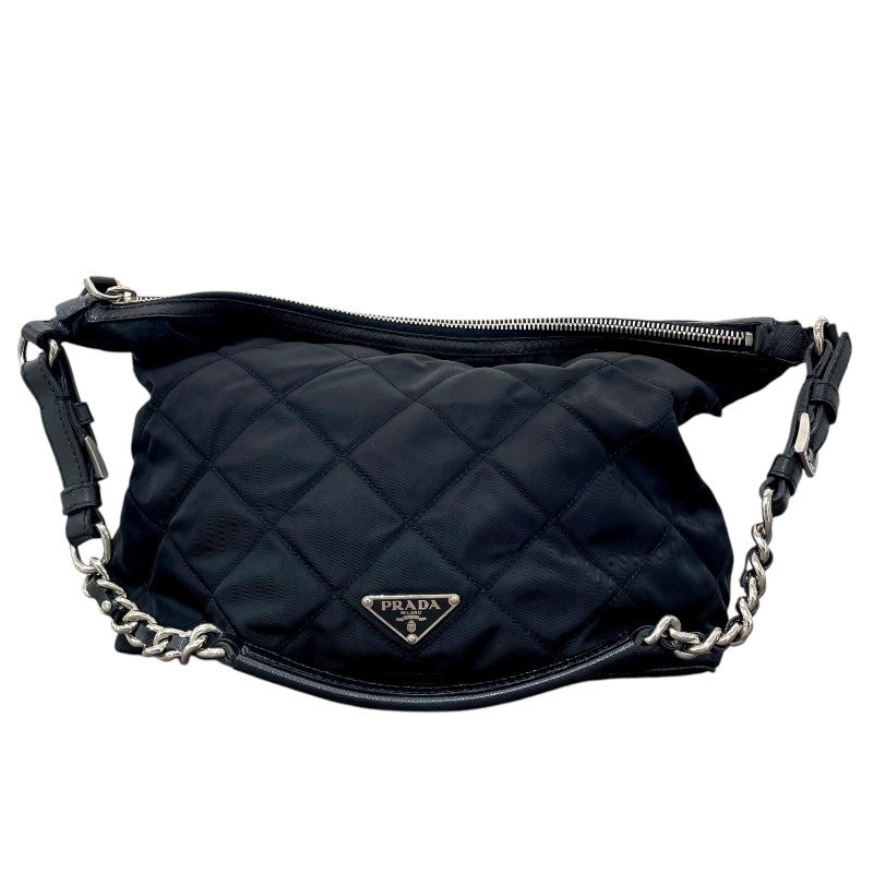 プラダ PRADA ナイロンショルダー BR2369 ブラック ナイロン/サフィアーノレザー レディース ショルダーバッグ |  中古ブランドリユースショップ OKURA(おお蔵)