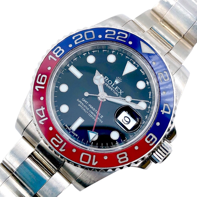 ロレックス ROLEX GMTマスター2 オイスターブレス 116719BLRO ブルー 