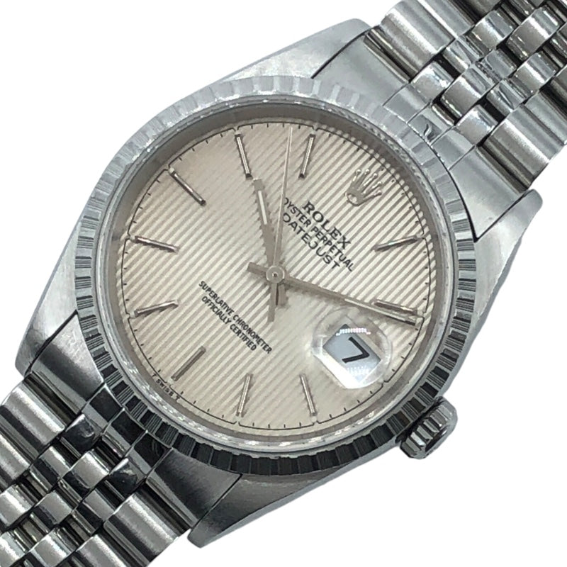 ロレックス ROLEX デイトジャスト タペストリー 16220 シルバー SS メンズ 腕時計 | 中古ブランドリユースショップ OKURA(おお蔵)