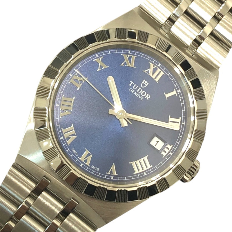 チューダー/チュードル TUDOR ロイヤル 28500 ブルー ステンレススチール SS メンズ 腕時計 | 中古ブランドリユースショップ  OKURA(おお蔵)