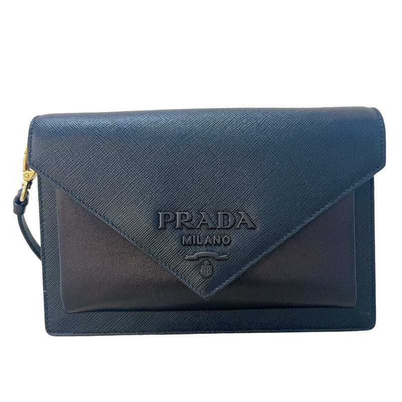 プラダ PRADA ショルダーバッグ 1BP020 ブラック ゴールド金具 サフィアーノレザー レディース ショルダーバッグ |  中古ブランドリユースショップ OKURA(おお蔵)