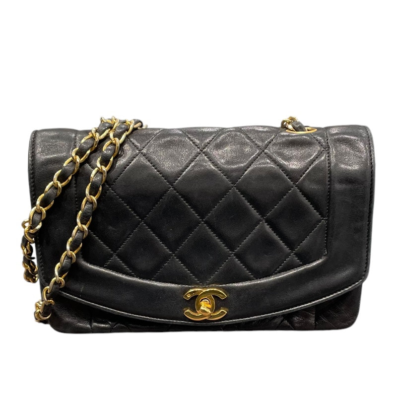 シャネル CHANEL ダイアナ22 A01164 ブラック ゴールド金具 ラム レディース ショルダーバッグ | 中古ブランドリユースショップ  OKURA(おお蔵)