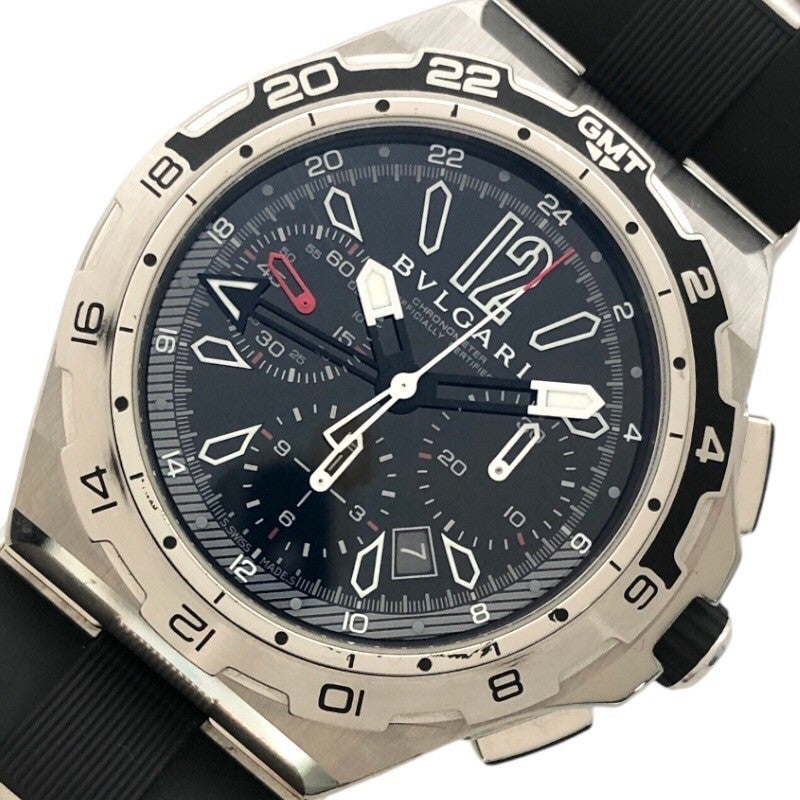 ブルガリ BVLGARI ディアゴノ プロフェッショナル X‐PRO DP45STVCH/GMT SS メンズ 腕時計 |  中古ブランドリユースショップ OKURA(おお蔵)