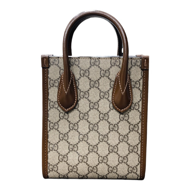 グッチ GUCCI インターロッキングG ミニバッグ 671623 ベージュ ゴールド金具 GGスプリームキャンバス/レザー レディース ト |  中古ブランドリユースショップ OKURA(おお蔵)