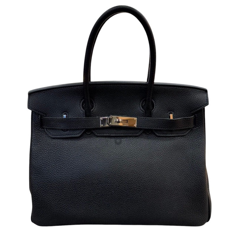 エルメス HERMES バーキン30 □L刻印 ブラック シルバー金具