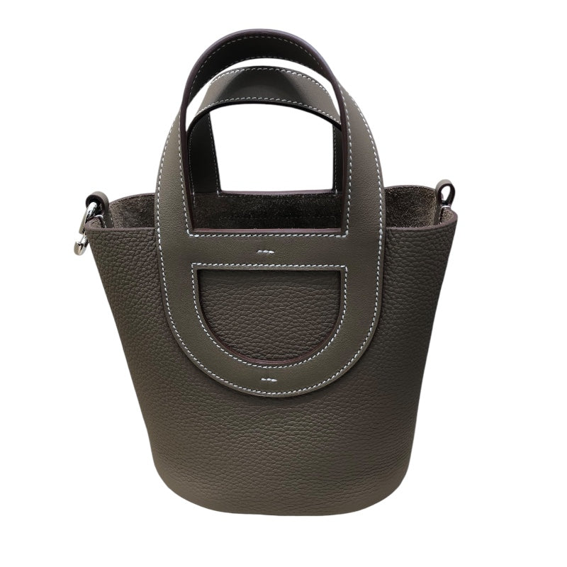 エルメス HERMES インザループ18 B刻 エトゥープ トリヨン 