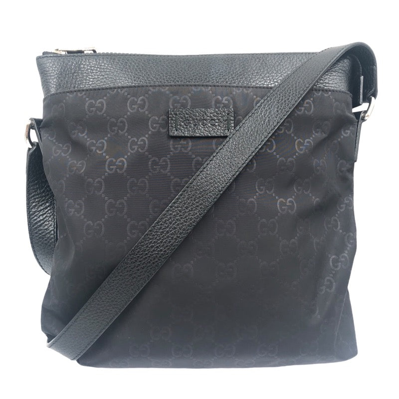 グッチ GUCCI GGナイロン ショルダーバッグ 510342 ブラック ナイロン レディース ショルダーバッグ | 中古ブランドリユースショップ  OKURA(おお蔵)