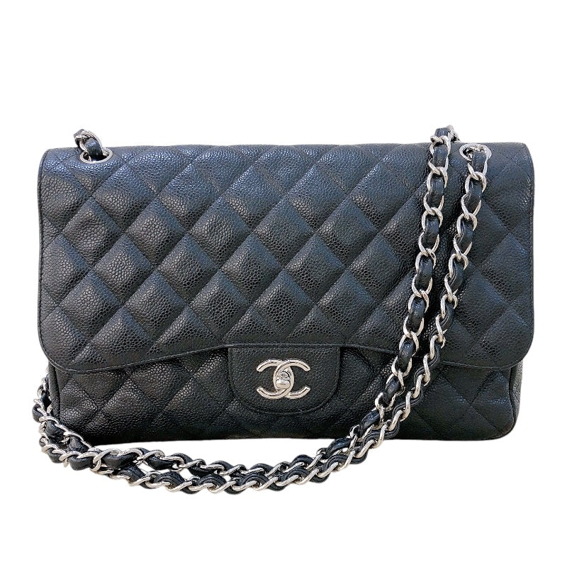 シャネル CHANEL マトラッセ30 A58600 ブラック シルバー金具 キャビアスキン レディース ショルダーバッグ |  中古ブランドリユースショップ OKURA(おお蔵)