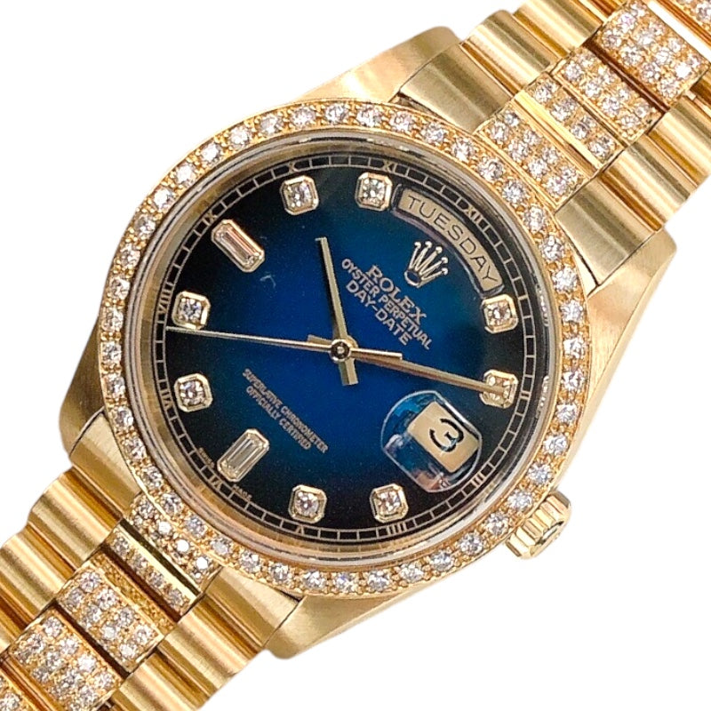 ロレックス ROLEX デイデイト グラデーション 18348A K18イエロー