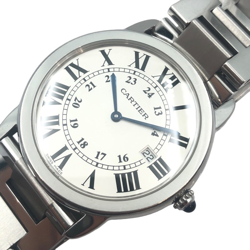 カルティエ CARTIER W6701005 ロンドソロ LM クォーツ メンズ 楽天市場】カルティエ CARTIER W6701005 ロンドソロ LM デイト