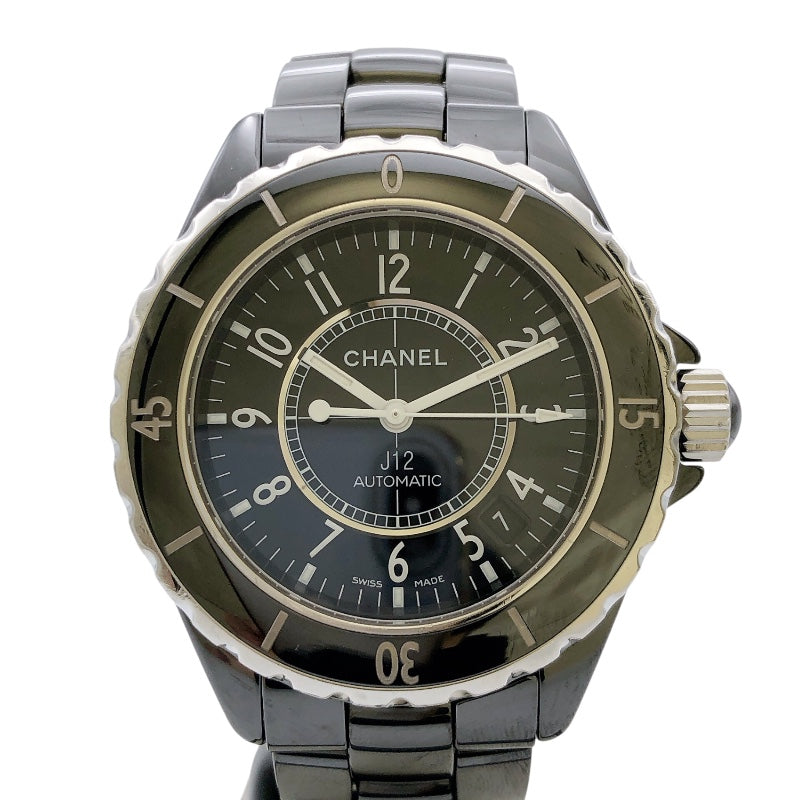 シャネル CHANEL J12 H0685 ブラックセラミック自動巻き シャネル CHANEL J12 38mm H0685 セラミック 自動巻き