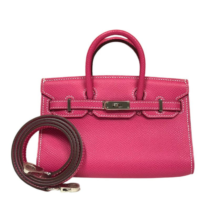 エルメス HERMES タイニーバーキン □O刻 ローズティリアン