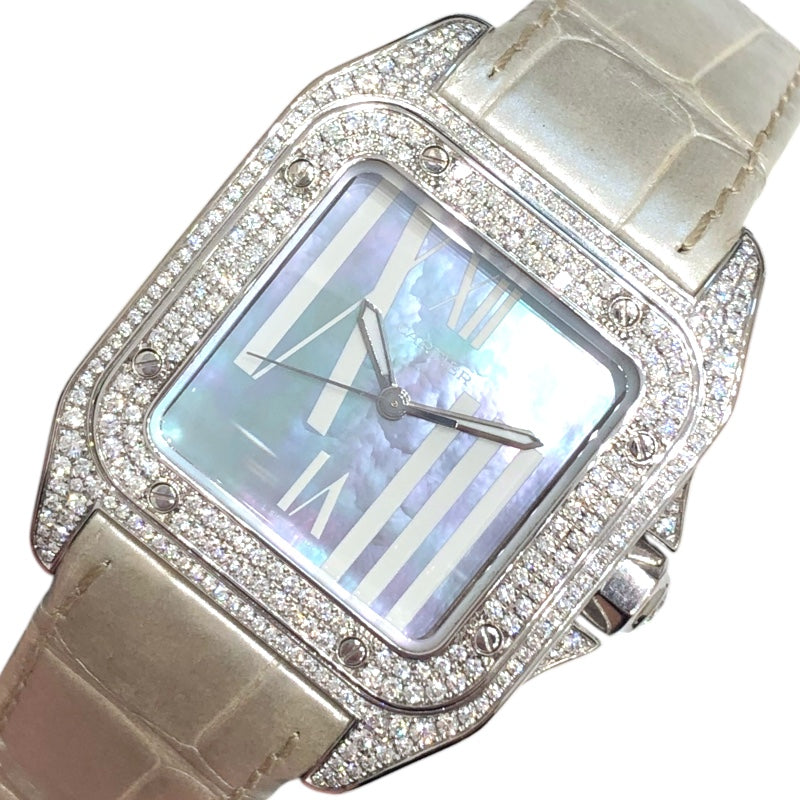 カルティエ Cartier サントス 100 MM ブルーシェル WM503251 カルティエ Cartier サントス 100 MM ブルーシェル WM503251