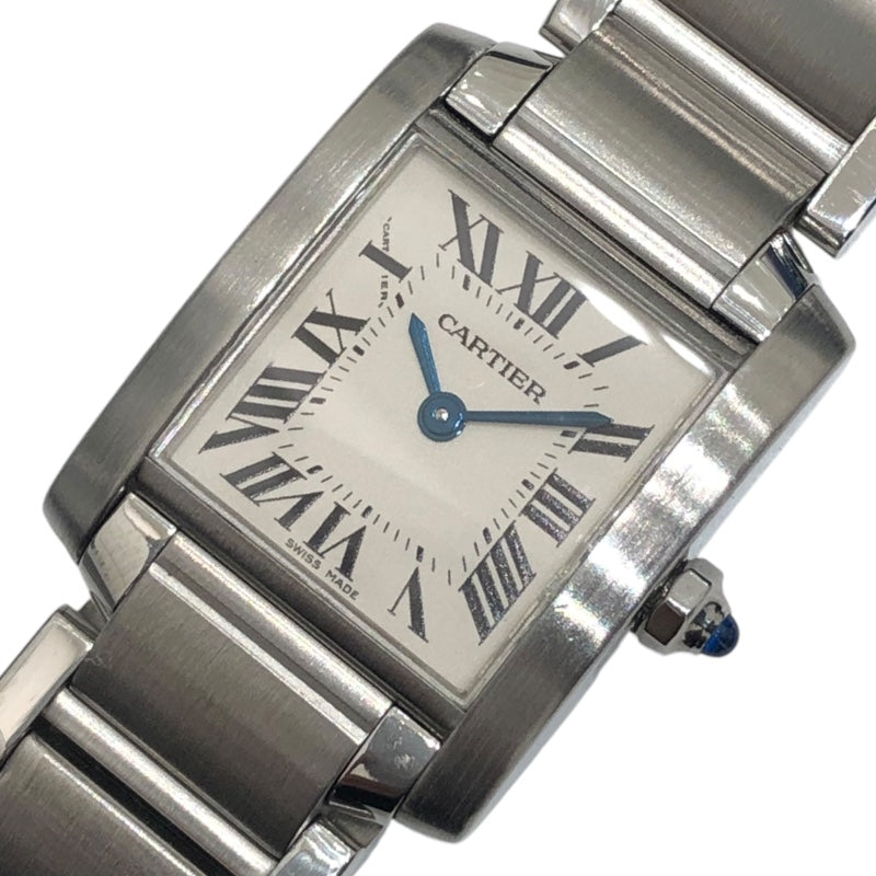 カルティエ Cartier タンク フランセーズ SM W51008Q3 シルバー ステンレススチール SS クオーツ レディース 腕時計 |  中古ブランドリユースショップ OKURA(おお蔵)