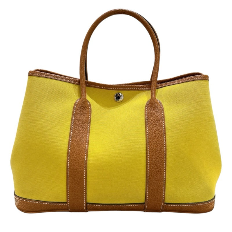エルメス HERMES ガーデンパーティTPM X刻 イエローゴールド シルバー