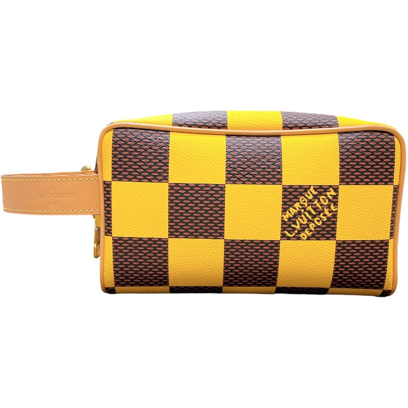 ルイ・ヴィトン LOUIS VUITTON ロッカードップ・キット Ｎ40567 イエロー×ブラウン PVC メンズ ハンドバッグ |  中古ブランドリユースショップ OKURA(おお蔵)