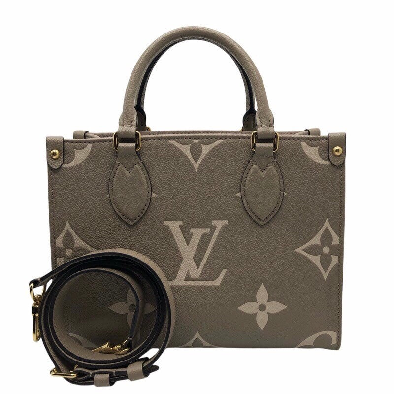 ルイ・ヴィトン LOUIS VUITTON オンザゴーPM M45779 トゥルトレール クレーム バイカラーモノグラム・アンプラントレザー |  中古ブランドリユースショップ OKURA(おお蔵)