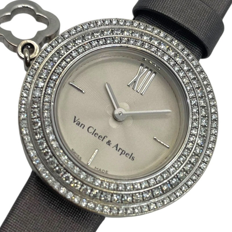 ヴァンクリーフ＆アーペル Van Cleef &amp; Arpels チャーム ミニウォッチ 3575164 ブルー K18WG クオーツ レディース 腕時計 ヴァンクリーフ＆アーペル Van Cleef & Arpels チャーム ミニウォッチ