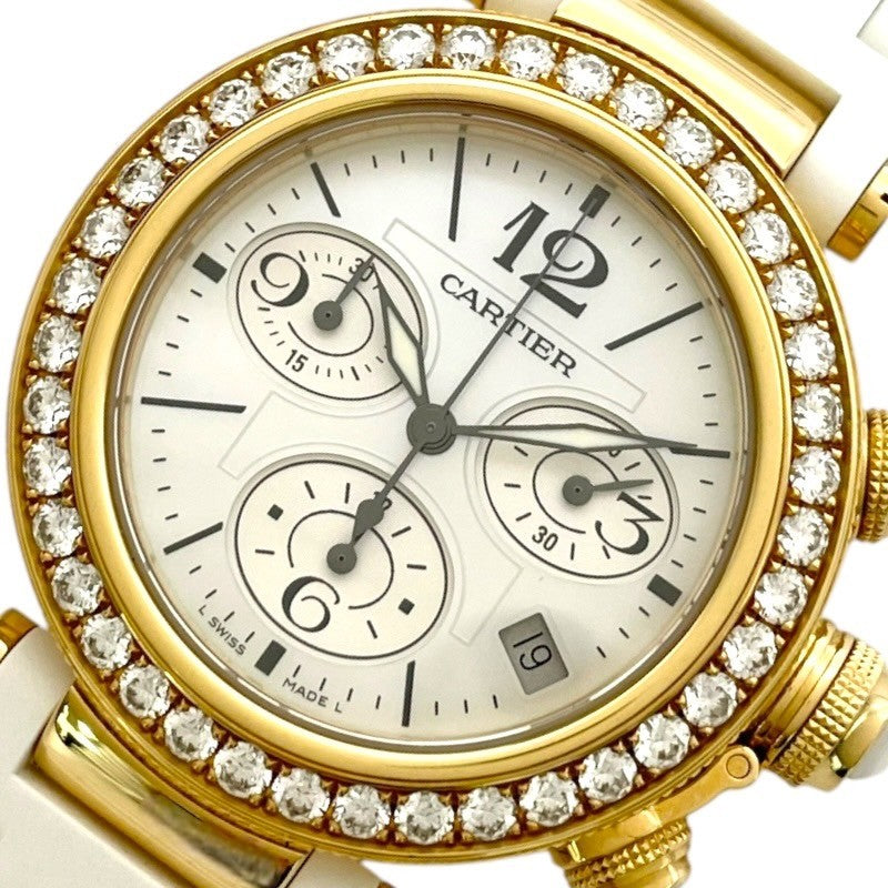 カルティエ腕時計、婦人物 カルティエ Cartier パシャシータイマー レディ クロノグラフ
